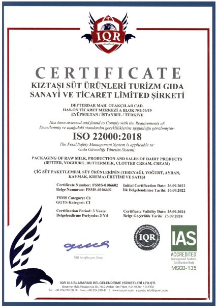 KIZTAŞI SÜT ISO 22000_page-0001